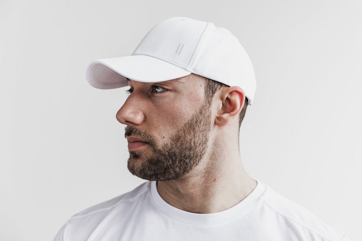 Nobull Horns Classic Men's Hats White | Australia (PA5124)